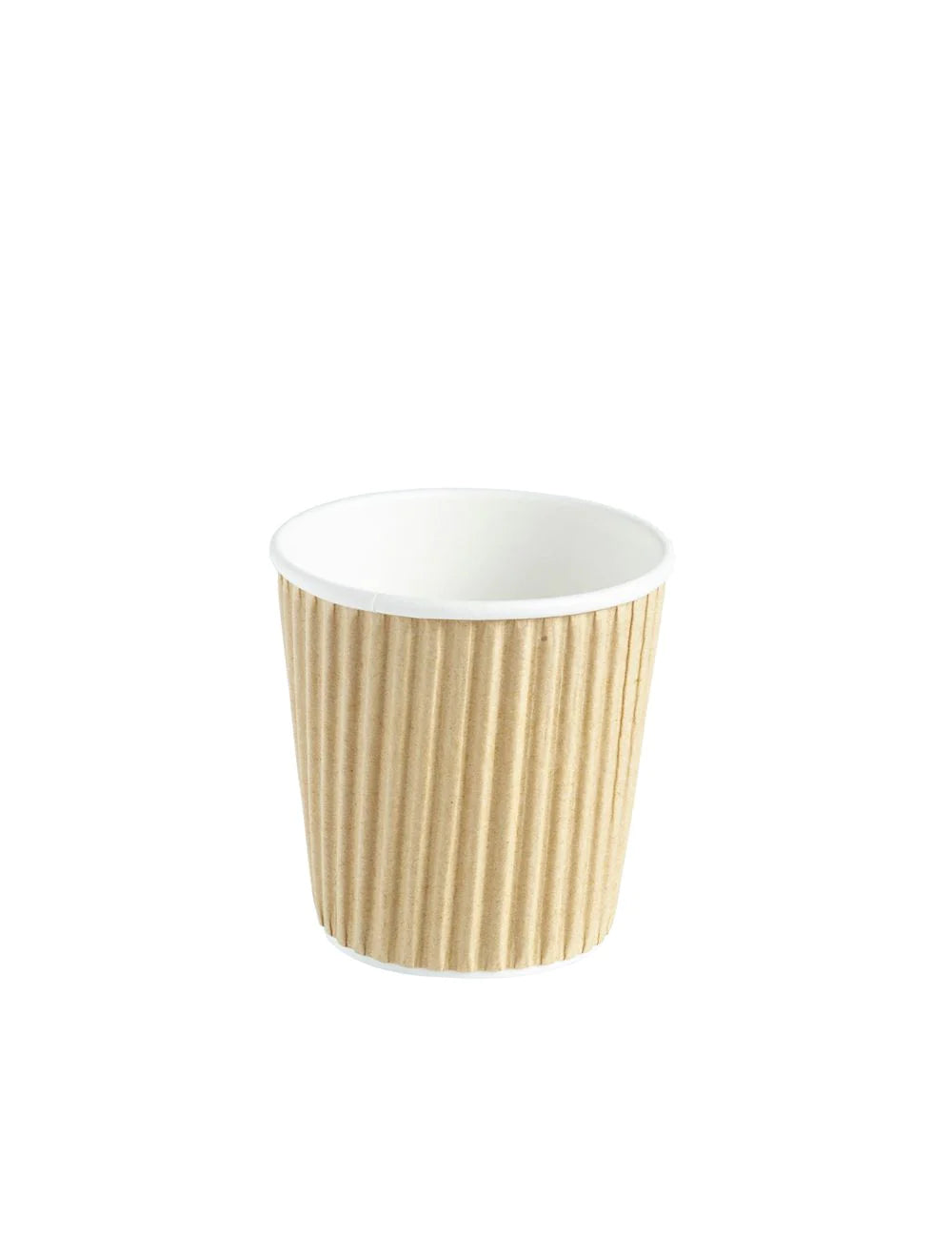 reusable travel coffee mugs for cold drinks-4oz Kraft Ripple Paper Cup - 1000pk