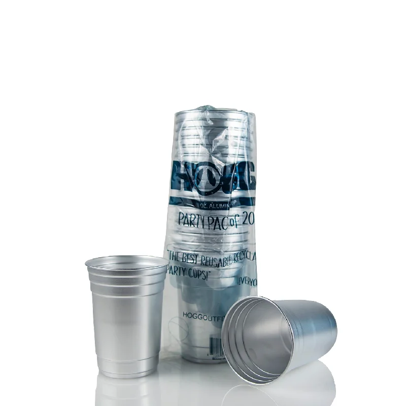 stylish coffee cups for office use-16oz ALUMINUM CUP - PARTY PACK OF 20