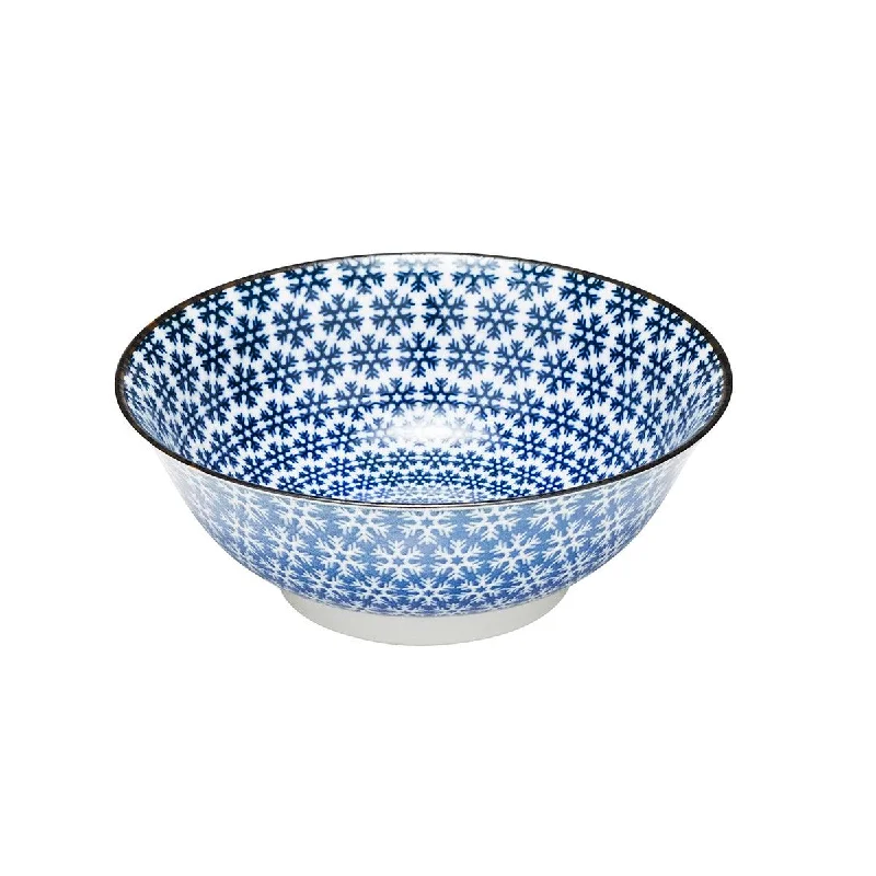 plastic dinnerware for outdoor events-Concept Japan Kessho Bowl Blue 19cm