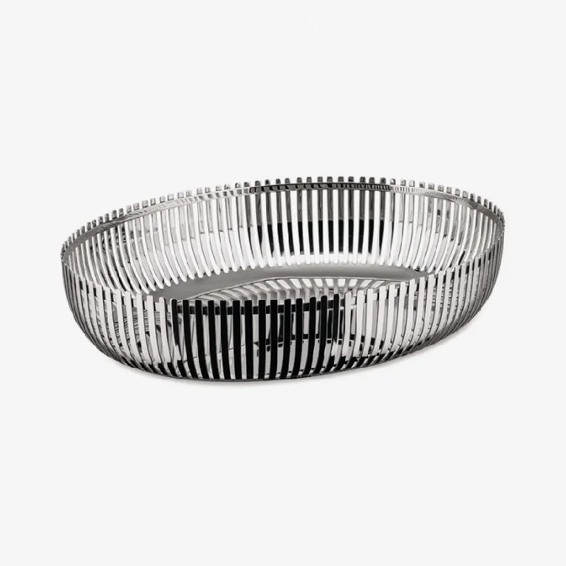 elegant tableware for holiday events-Alessi | PCH06 Oval Basket