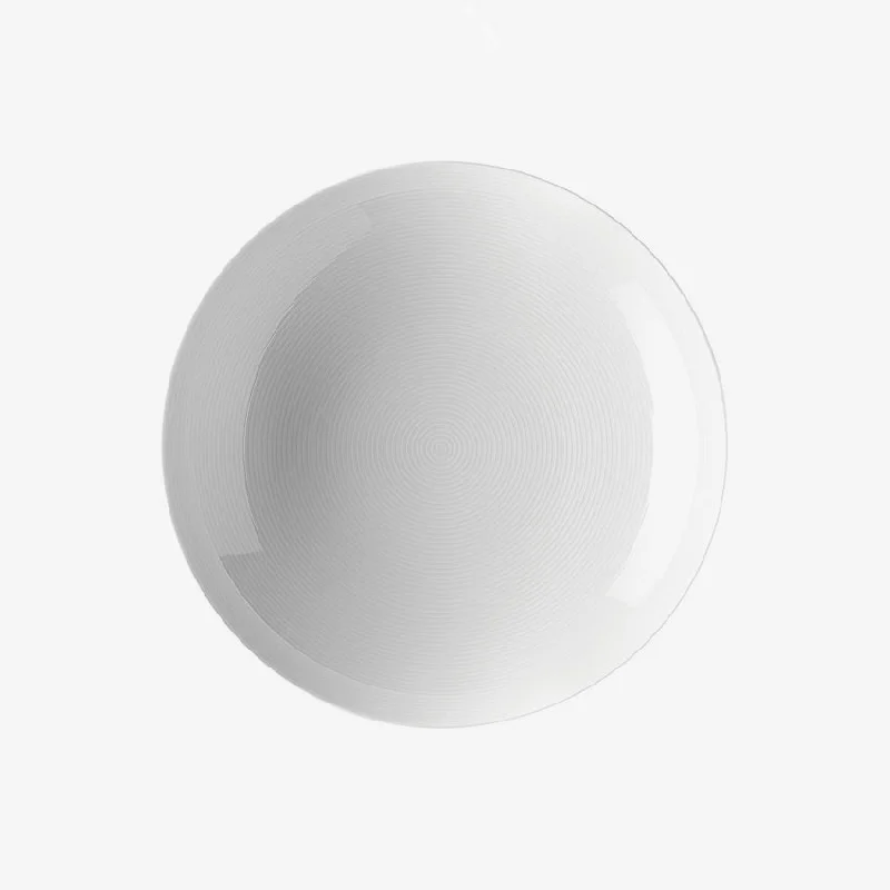 elegant dinner plates for intimate dinners-Thomas | Loft White Bowl Soup Round D: 9.5 in