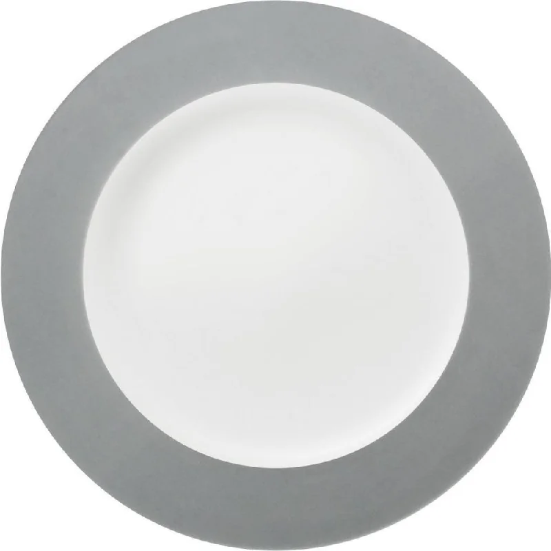 high-quality dinnerware for special events-Konitz Grey Salad Plates (Set of 2)