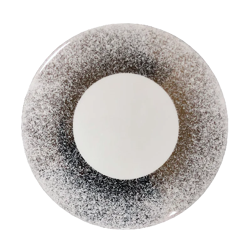 sustainable dinnerware for holiday dinners-Canvas Show Plate  - Platinum