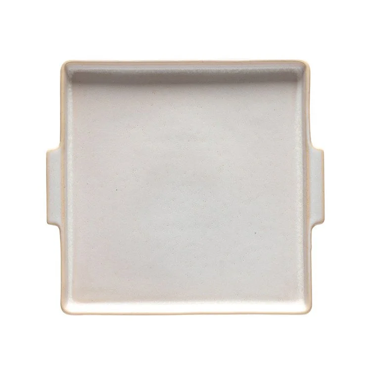 premium dinnerware set for family dinners-Notos 9" Square Plate/Tray