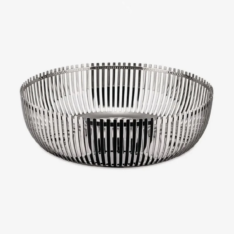 luxury dinnerware for special dinner parties-Alessi | Round Basket Bowl