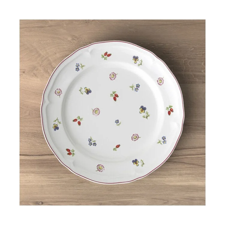 durable dinner plates for everyday meals-Petite Fleur Dinner Plate - OPEN BOX