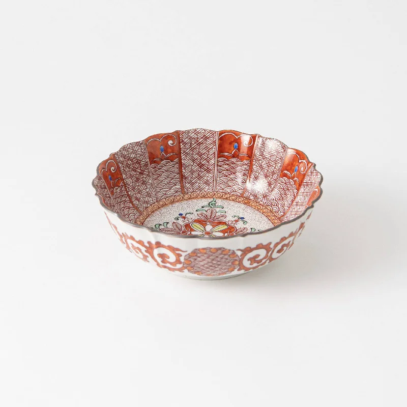 elegant ceramic plates for dinner parties-Akae Kutani Serving Bowl