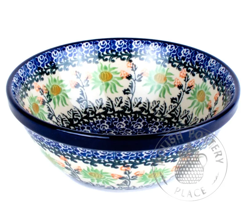 luxury dinnerware set with matching accessories-6.5" Serving Bowl - Polish Pottery