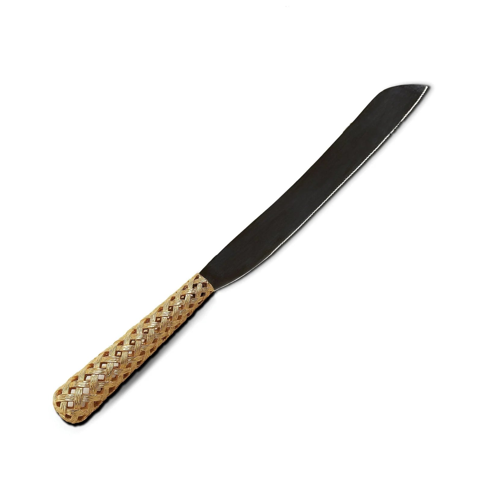 disposable dinnerware for casual parties-Braid Cake/Bread Knife