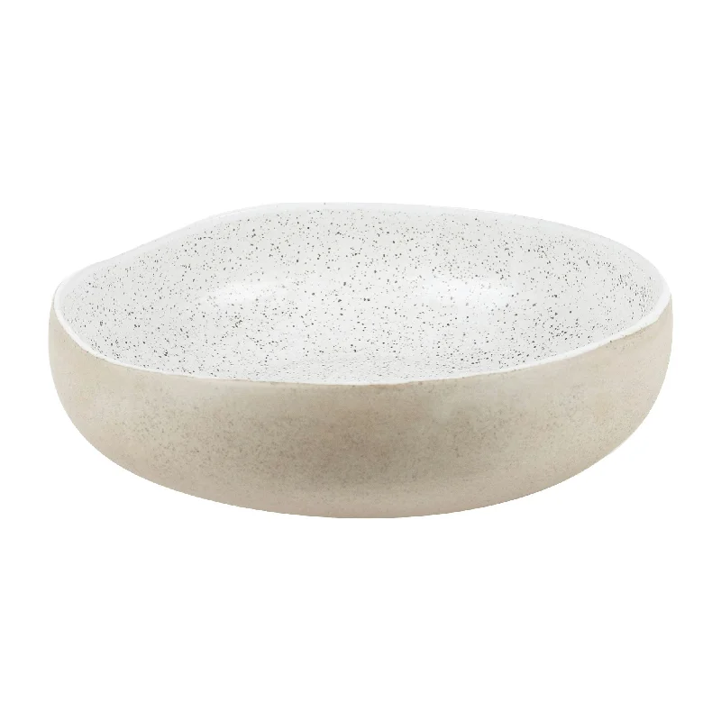 eco-friendly bamboo dinner plates for casual dining-Robert Gordon Garden to Table Salad Bowl White 27.5cm