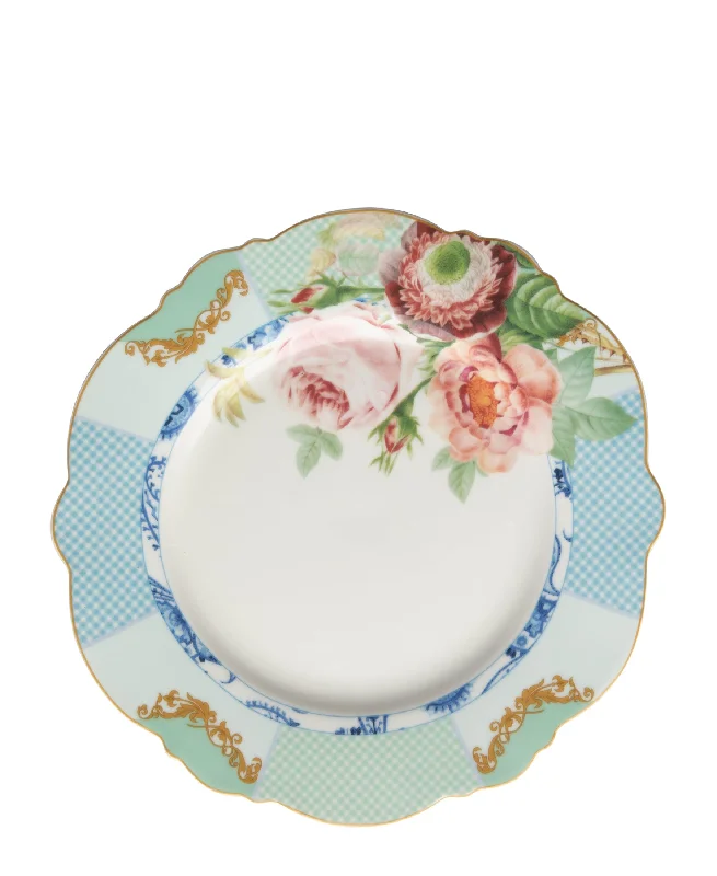 unbreakable dinner plates for outdoor dining-Jenna Clifford Italian Rose 28cm Dinner Plate - White