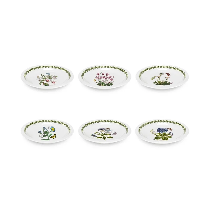 unbreakable dinner plates for outdoor dining-Portmeirion Botanic Garden Low Bowl Assorted 22.5cm (price per item)