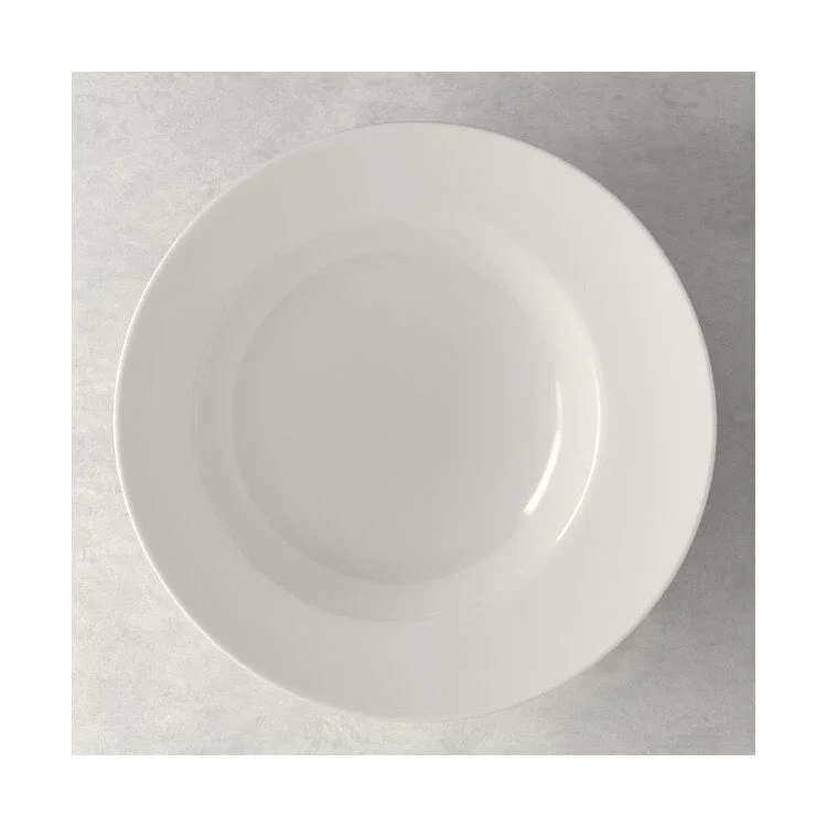 disposable dinner plates for weddings-Flow Pasta Plate