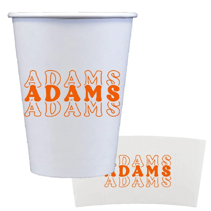 stylish travel mugs for cold drinks-retro stacked | coffee cups + sleeves