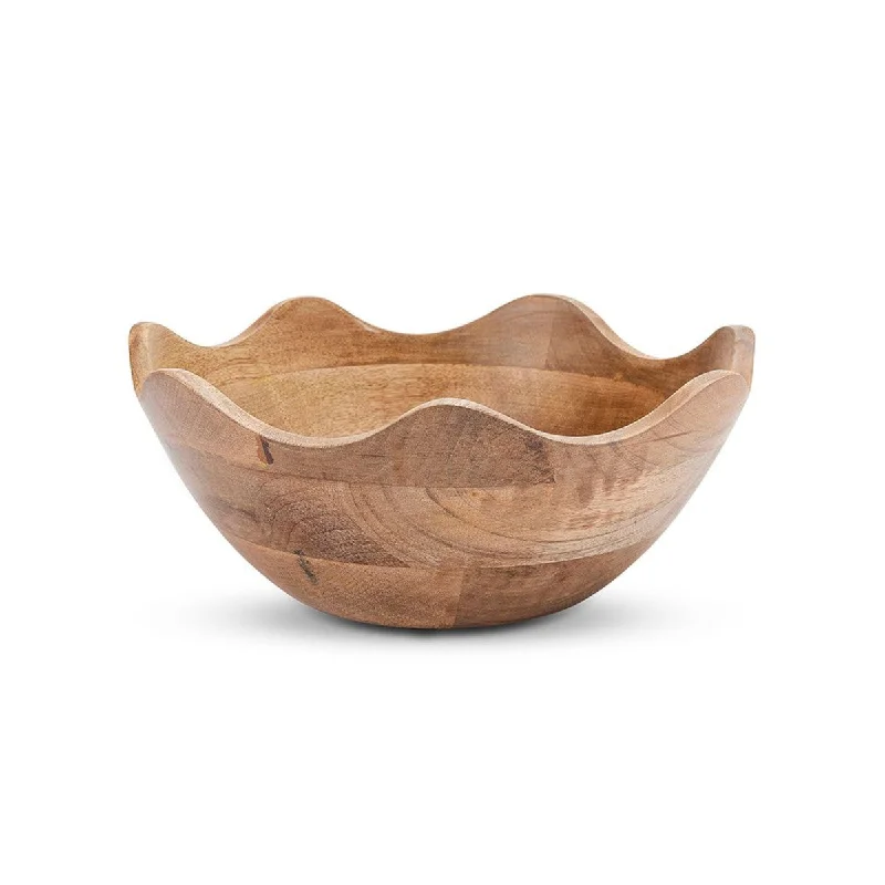 luxury dinnerware for formal dining occasions-Madras Link Hazel Wavy Bowl 33cm