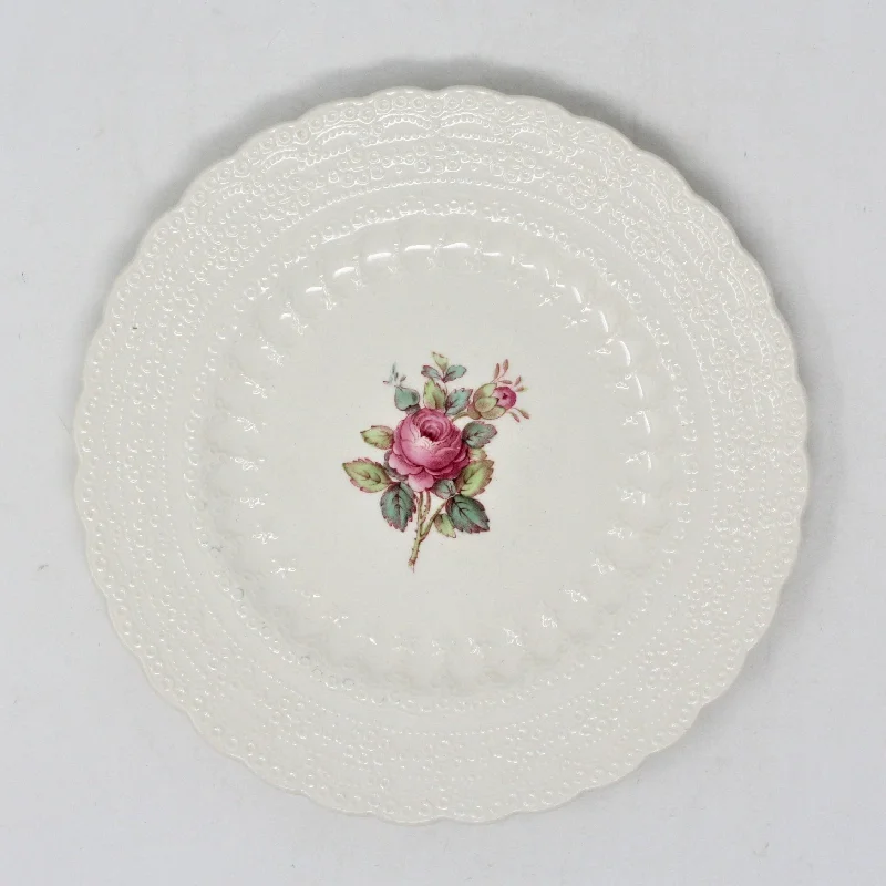 vintage-style dinner plates for special occasions-Bread & Butter Plates, Spode Copeland, Billingsley Rose, Vintage