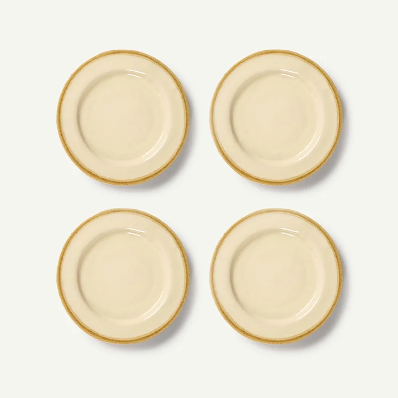 dinnerware set for brunch and casual gatherings-PROMENADE TAPAS PLATE (SET OF 4)