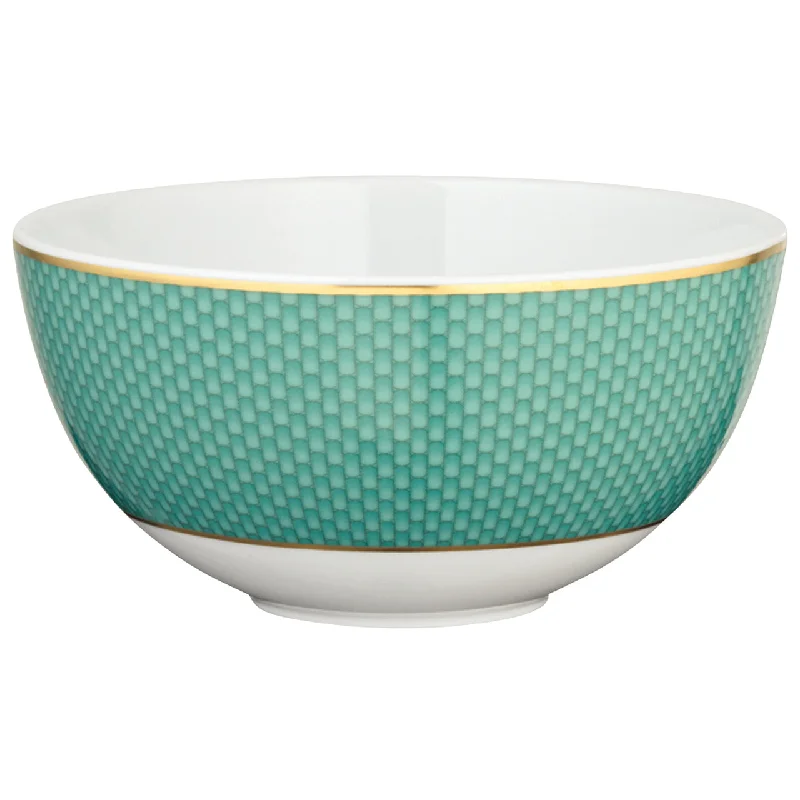 eco-friendly dinner plates for special occasions-Raynaud | Tresor Turquoise Bowl