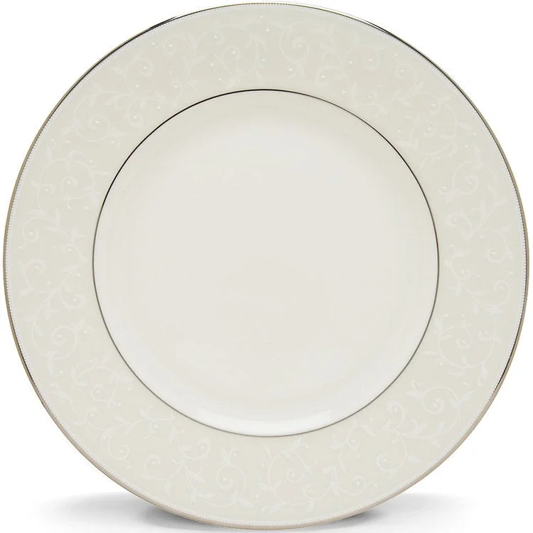 disposable dinnerware for holidays and celebrations-Opal Innocence Dinner Plate