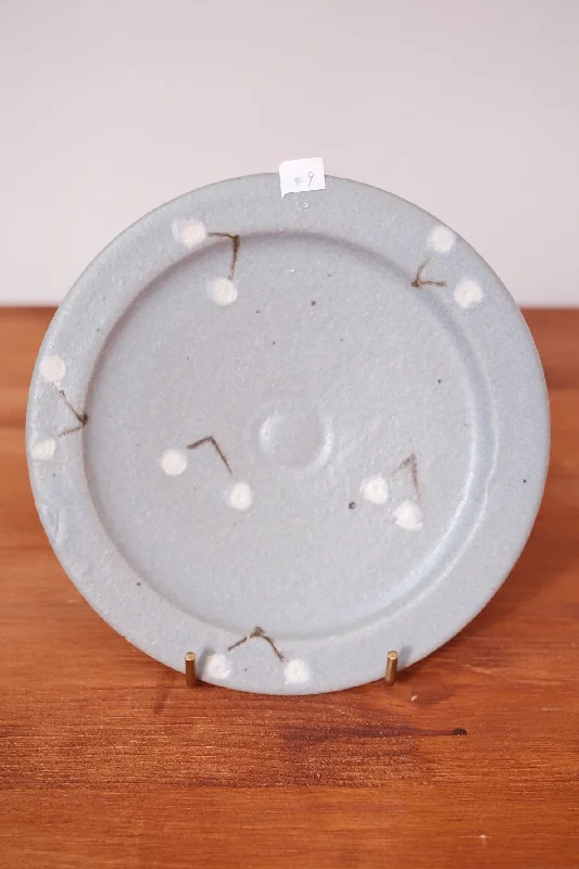 eco-friendly dinner plates for special occasions-Haruko Harada 原田晴子 Round Plate 15cm - HH26 #9