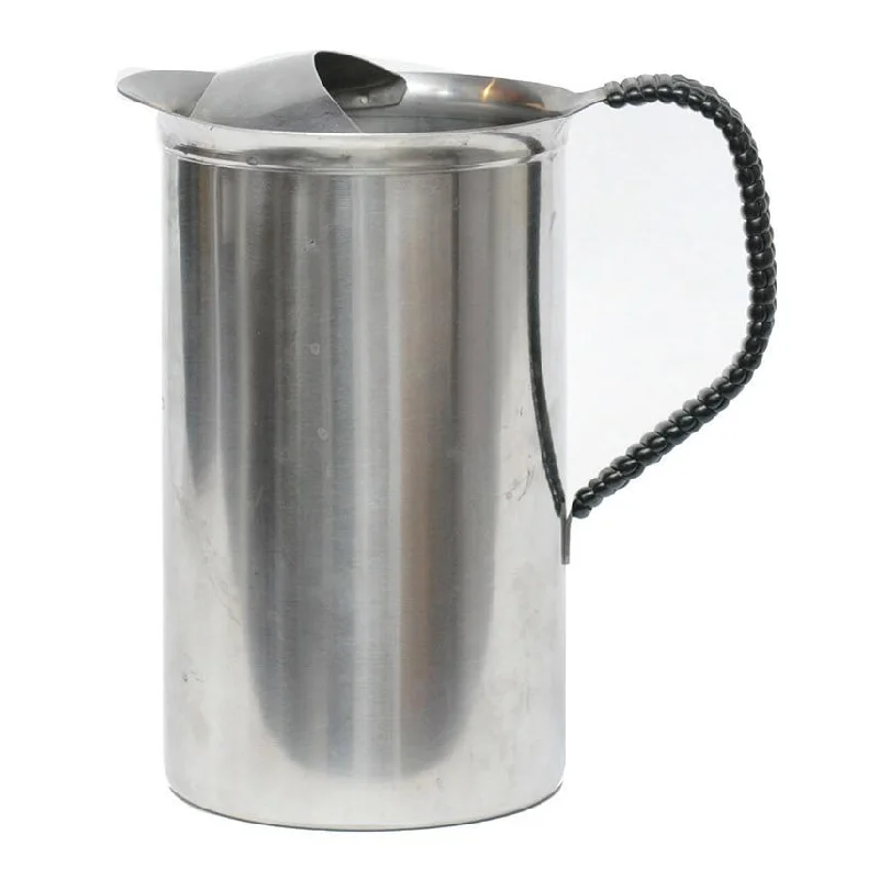 rustic dinnerware for family gatherings-Danish Modern Stainless Pitcher