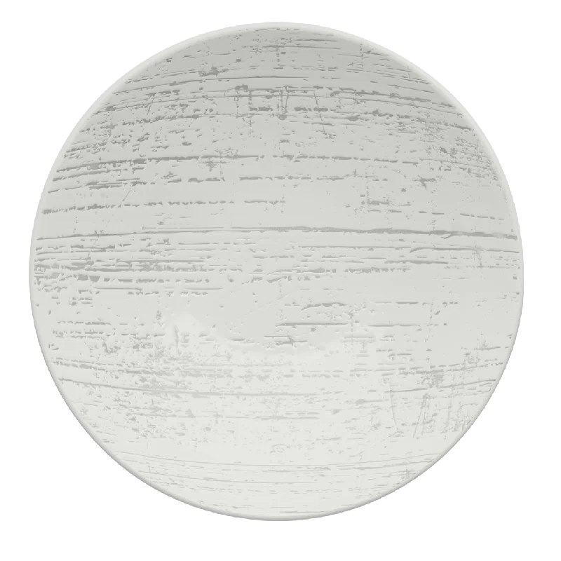 durable dinnerware for holiday meals-Drizzle - Deep Round Coupe Plate