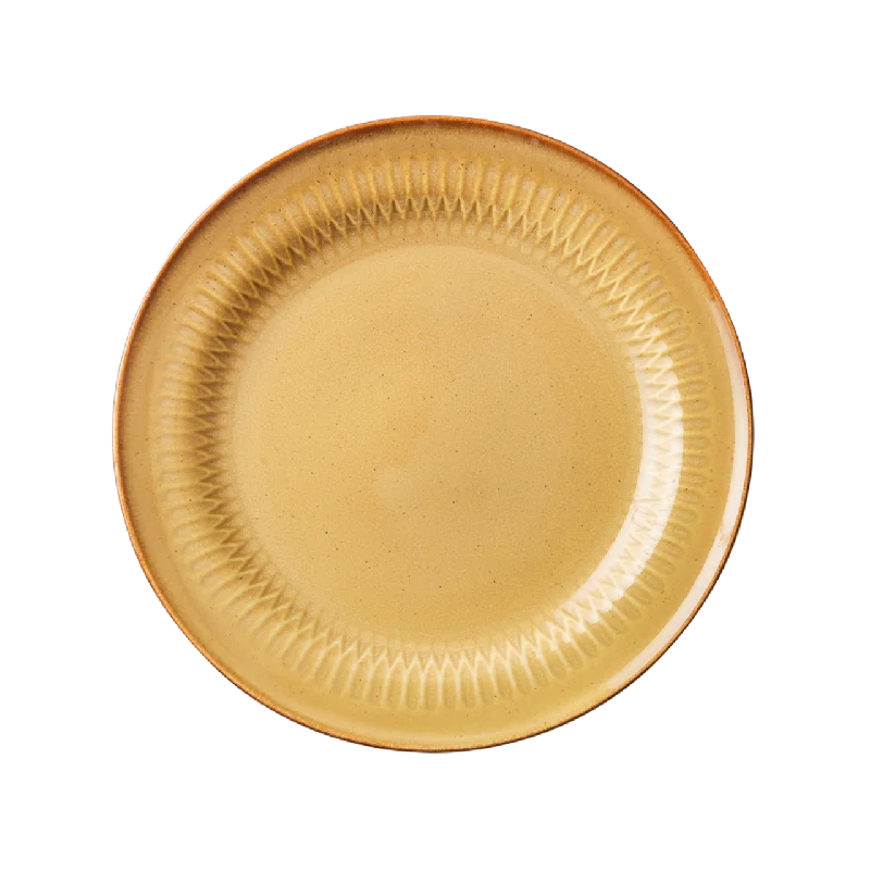 elegant tableware for holiday events-Cottage - Round Rim Plate