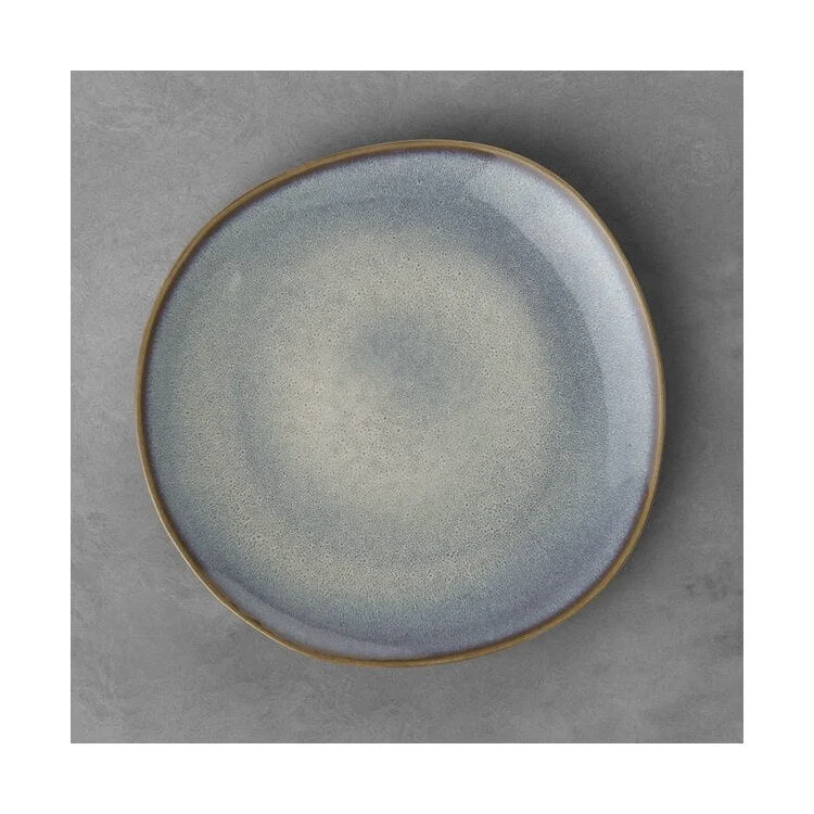 eco-friendly dinnerware for home use-Lave Beige Dinner Plate