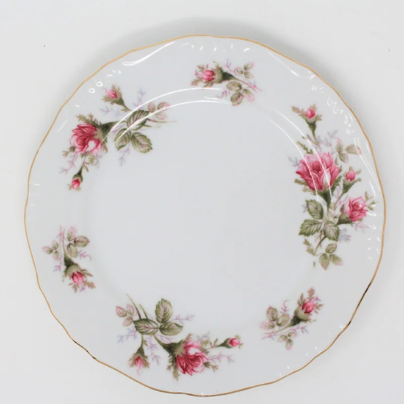 plastic dinnerware for outdoor events-Dessert / Salad Plate, Norleans Japan, Old Rose, Vintage