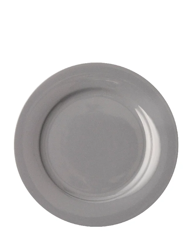 luxury porcelain dinnerware for fine dining-Omada Maxin 4 Piece Dinner Plate - Dark Grey