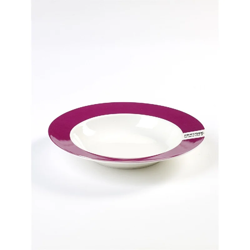 eco-friendly dinnerware for home use-Soup Plate D22 Luca Trazzi 18-3224 Purple- A