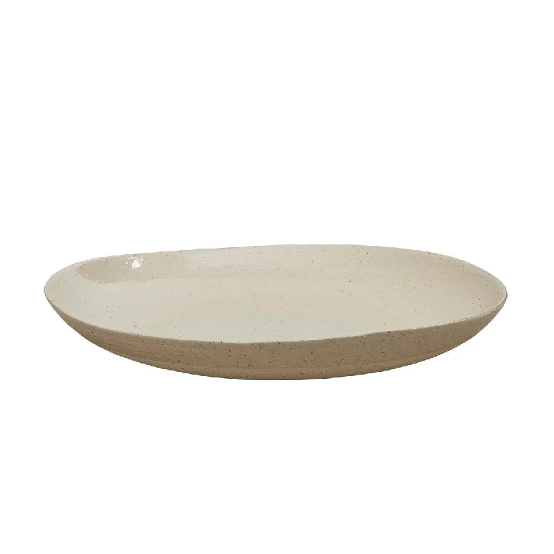 dinnerware for formal brunch gatherings-Split P Sandstone Centerpiece - 16.5 x 16.5 x 3