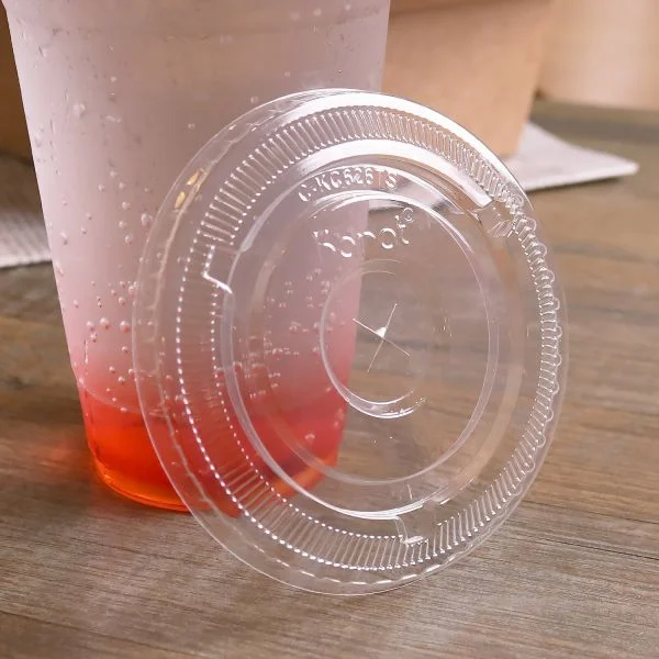 best coffee cups for office celebrations-[1,000 ct] Plastic Cup Lids | 98 mm | PET | Clear