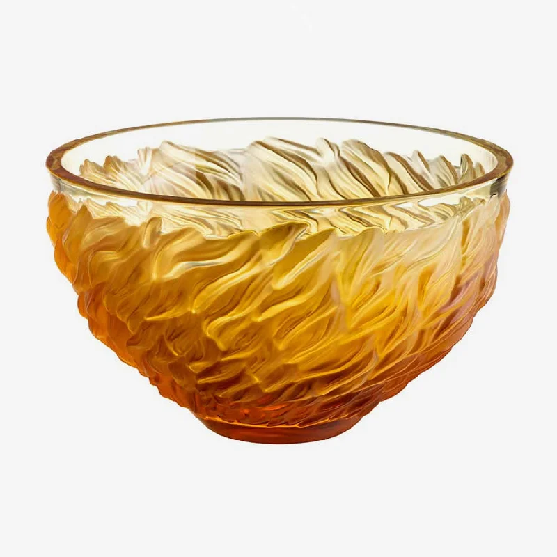 kids’ dinner plates with colorful prints-Lalique | Fourrure Bowl