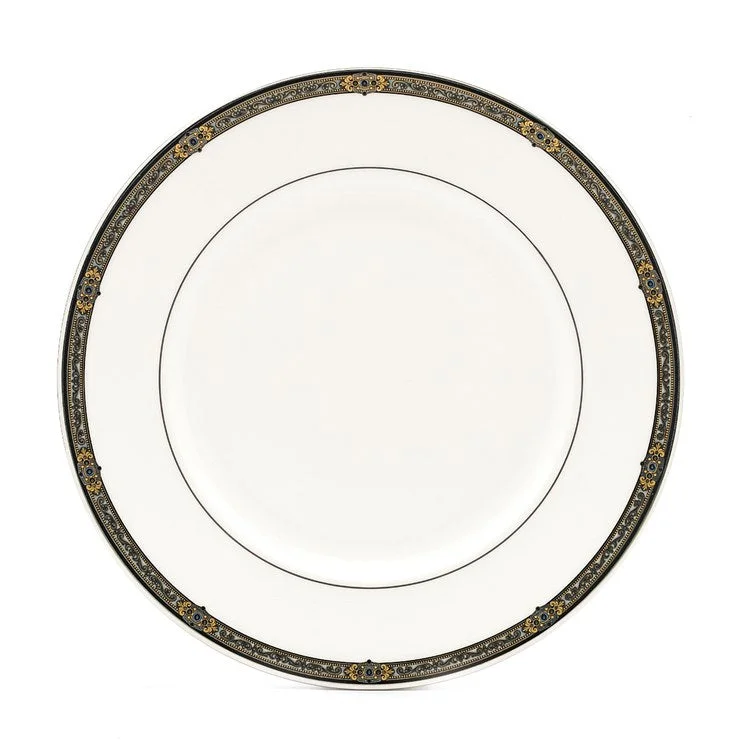 chic dinnerware for modern kitchens-Vintage Jewel Dinner Plate