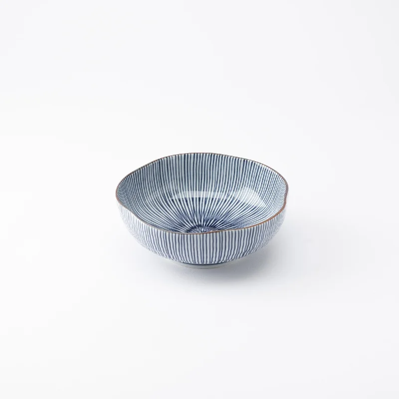 eco-conscious dinnerware set for weddings-Fukuhou Kiln Tokusa Hasami Bowl