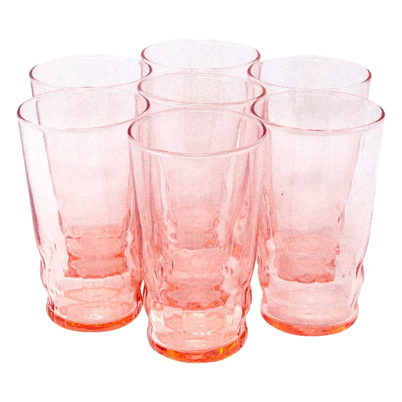 dinner plates for formal dinner parties-Pink Cocktail Tumblers