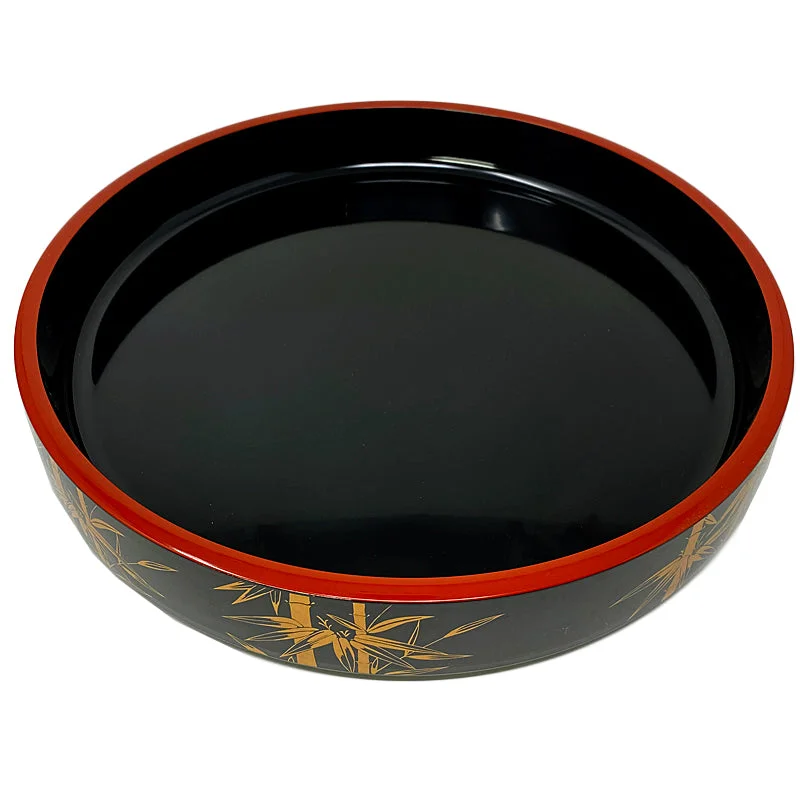 dinnerware set with matching bowls and plates-Sushi Oke Tray Bamboo Shaku3