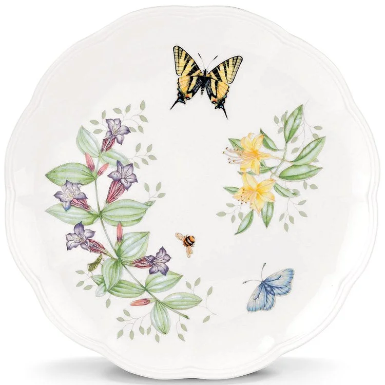 luxury dinnerware for special dinner parties-Butterfly Meadow Tiger Swallowtail Dinner Plate