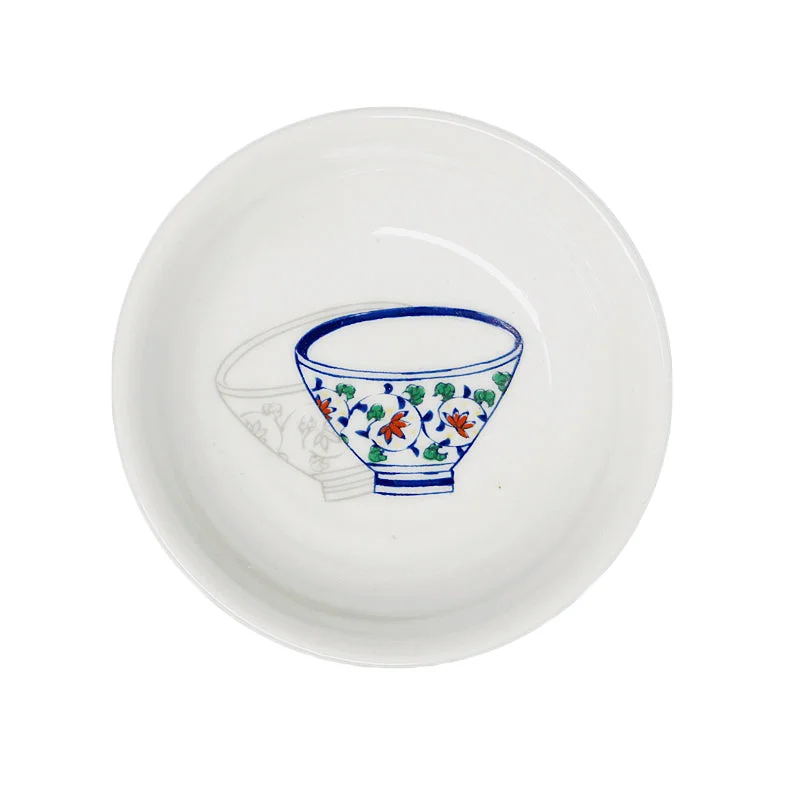 luxury dinnerware for fine dining restaurants-Mini Plate Utsuwae Chawan