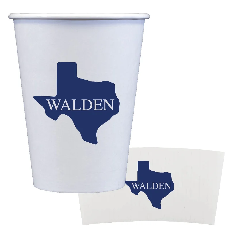 custom ceramic coffee cups for offices-texas name | coffee cups + sleeves