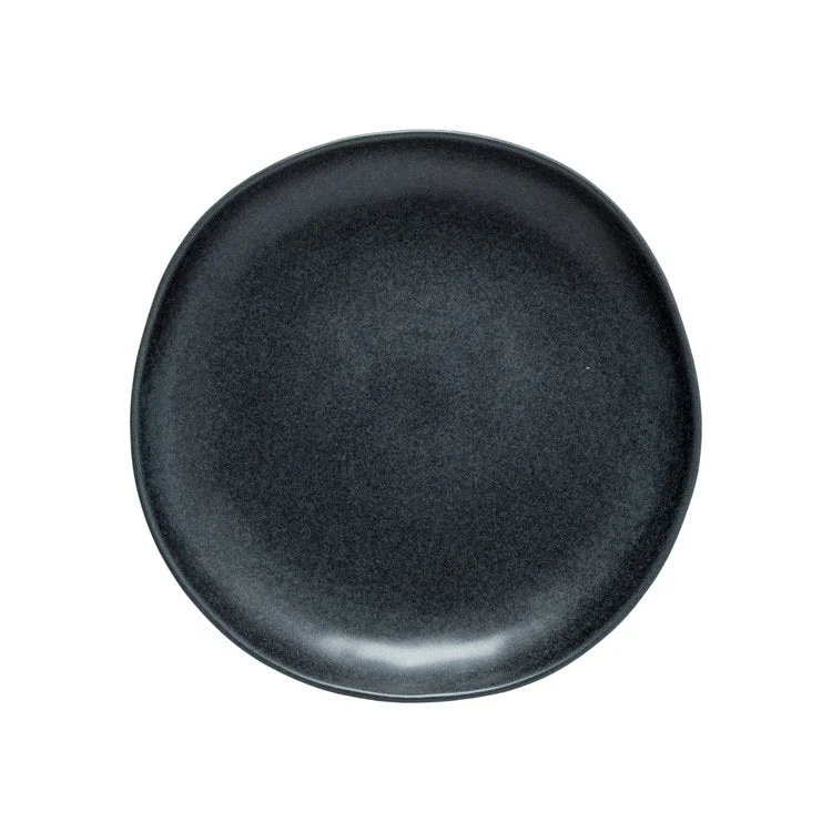 modern porcelain plates for upscale dinners-Livia 11" Dinner Plate - Matte Black