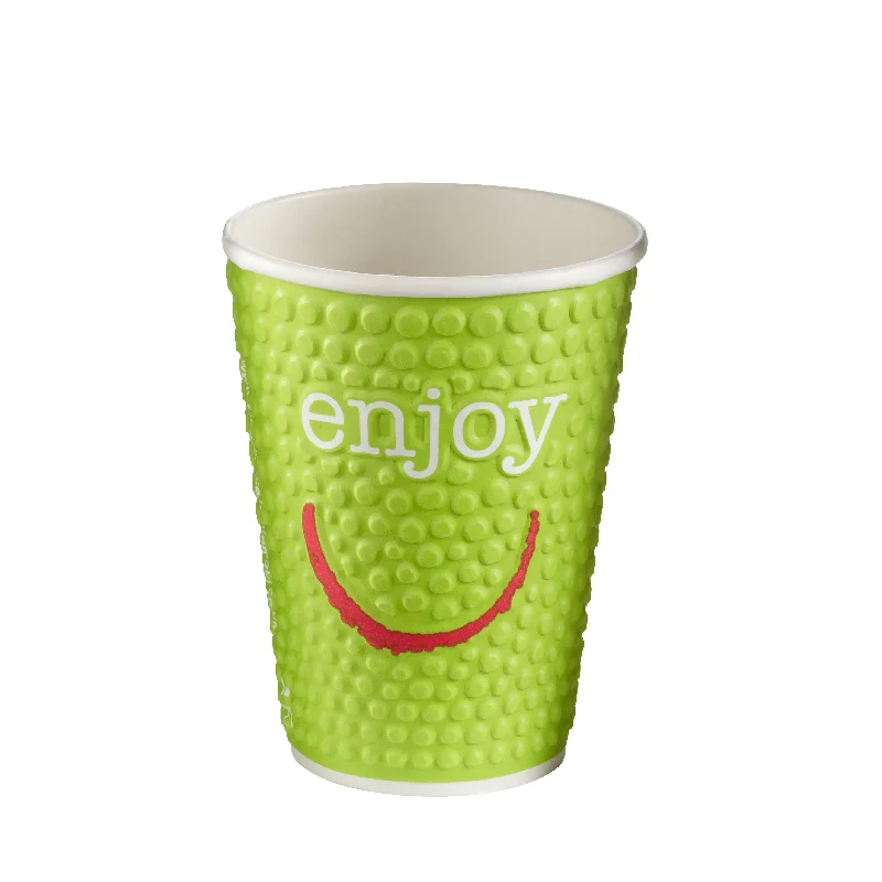 best coffee cups for large servings-Enjoy double wall hot cup 8oz