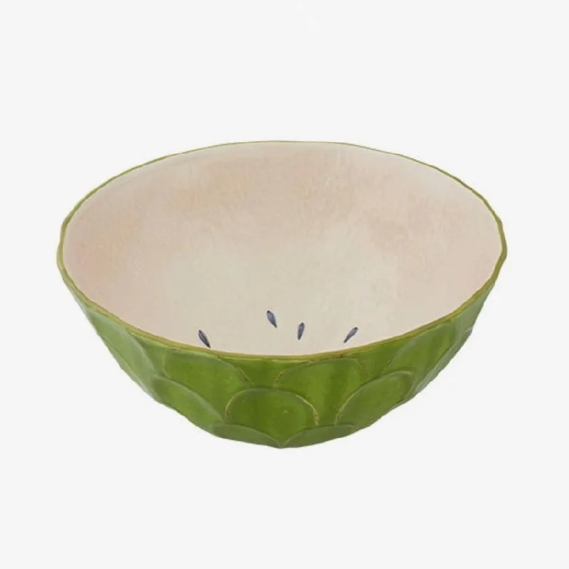 elegant dinnerware for weddings-Bordallo Pinheiro | Tropical Fruits Annona Salad Bowl