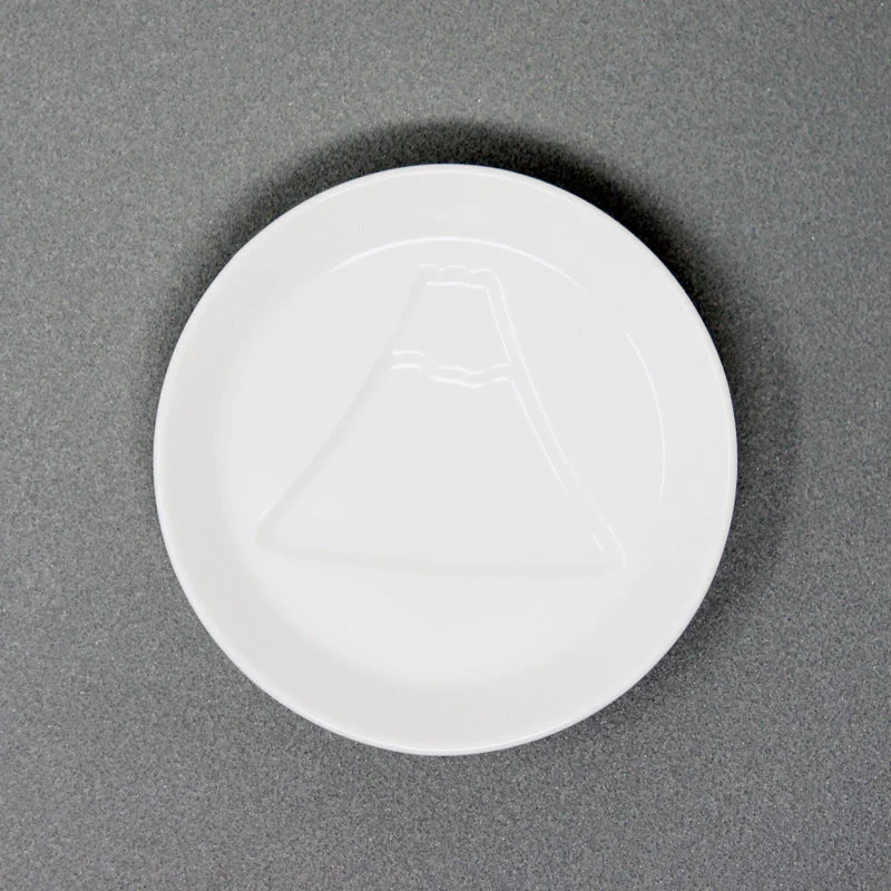 contemporary dinner plates for home dining-Soy Dish Fuji