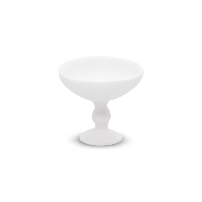 elegant dinnerware for luxury dining experiences-Sculpt Pedestal Bowl, Petite