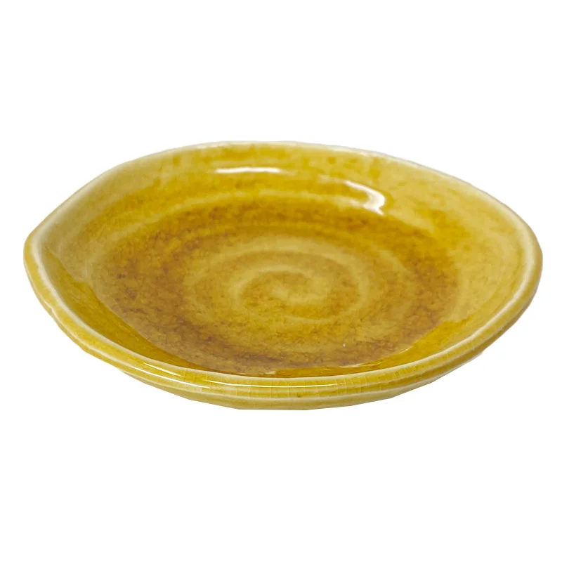 elegant dinnerware set for upscale hosting-Small Plate Amber