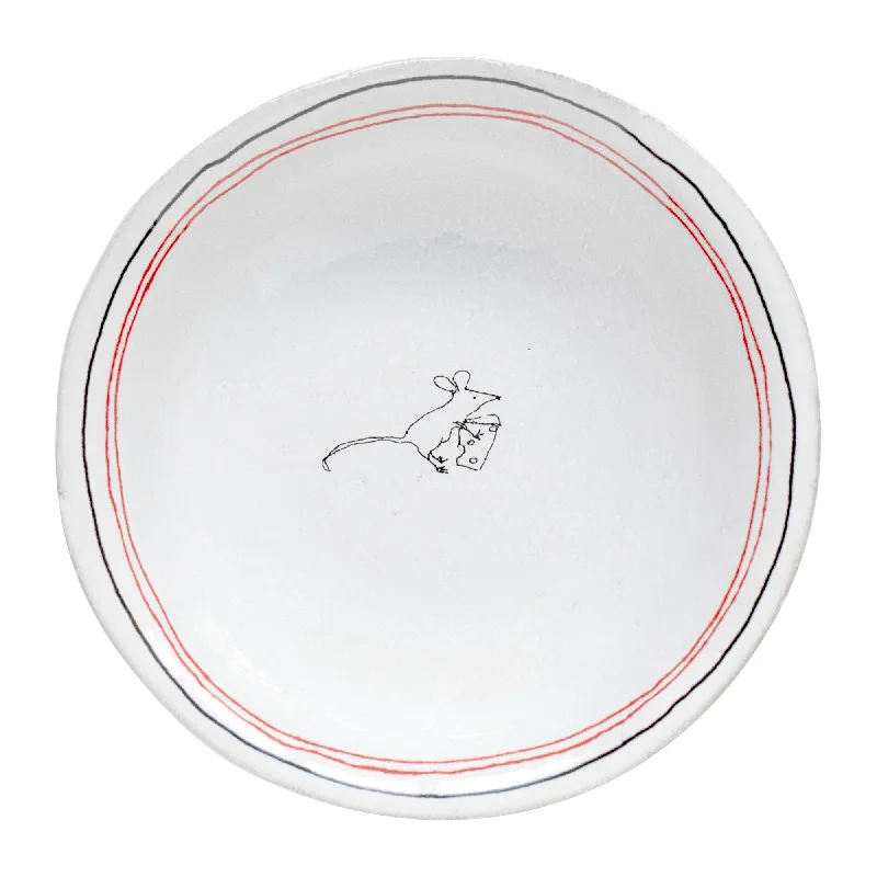 unbreakable dinner plates for family use-Grace Coddington Small Deep Saucer "Blondie"