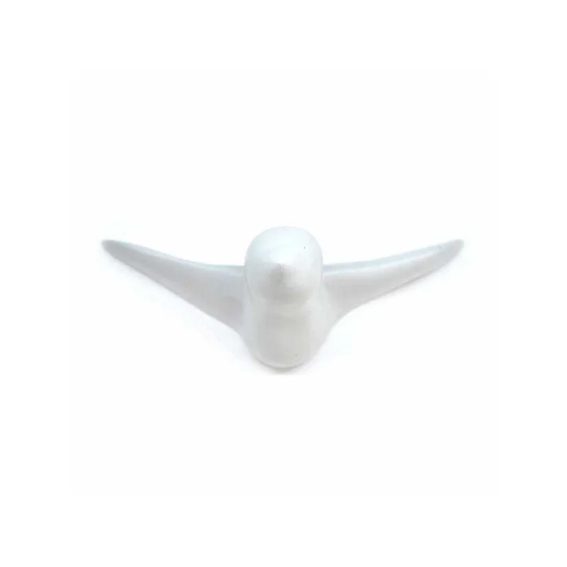 Designer crystal vases for contemporary home decor -Small Concrete Bird Wall Hook