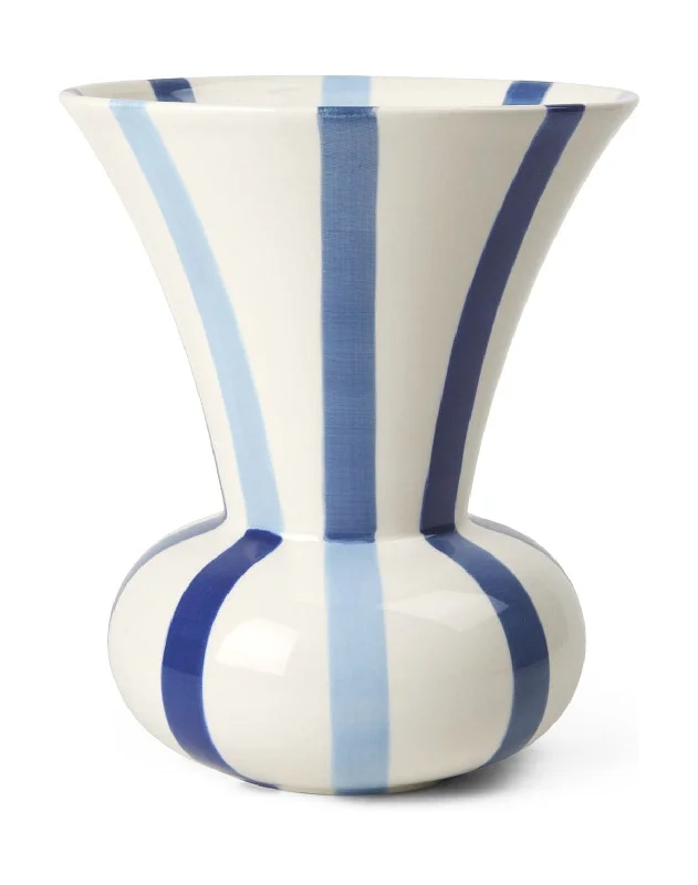 Beautiful flower vases for wedding receptions -Kähler Signature Vase 20 Cm, Blue